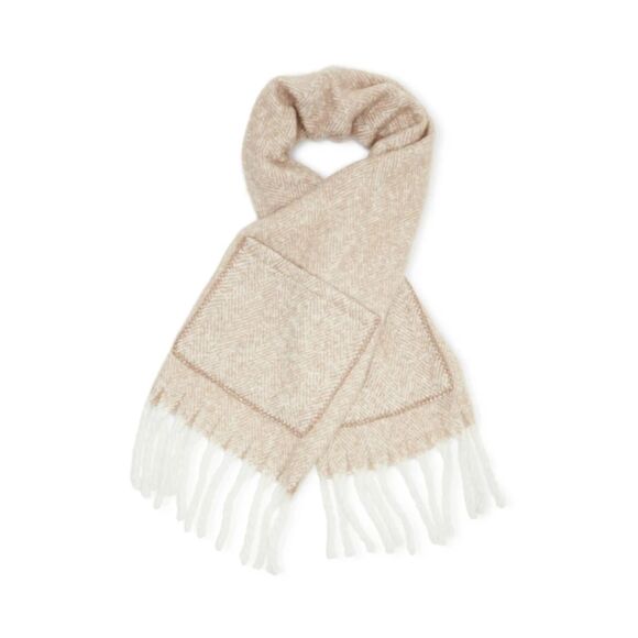 NWT Steve Madden Herringbone Oversized Blanket Pria Scarf Pockets - Picture 1 of 8